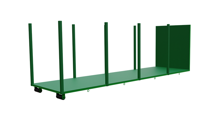 Platform for abroll container 1